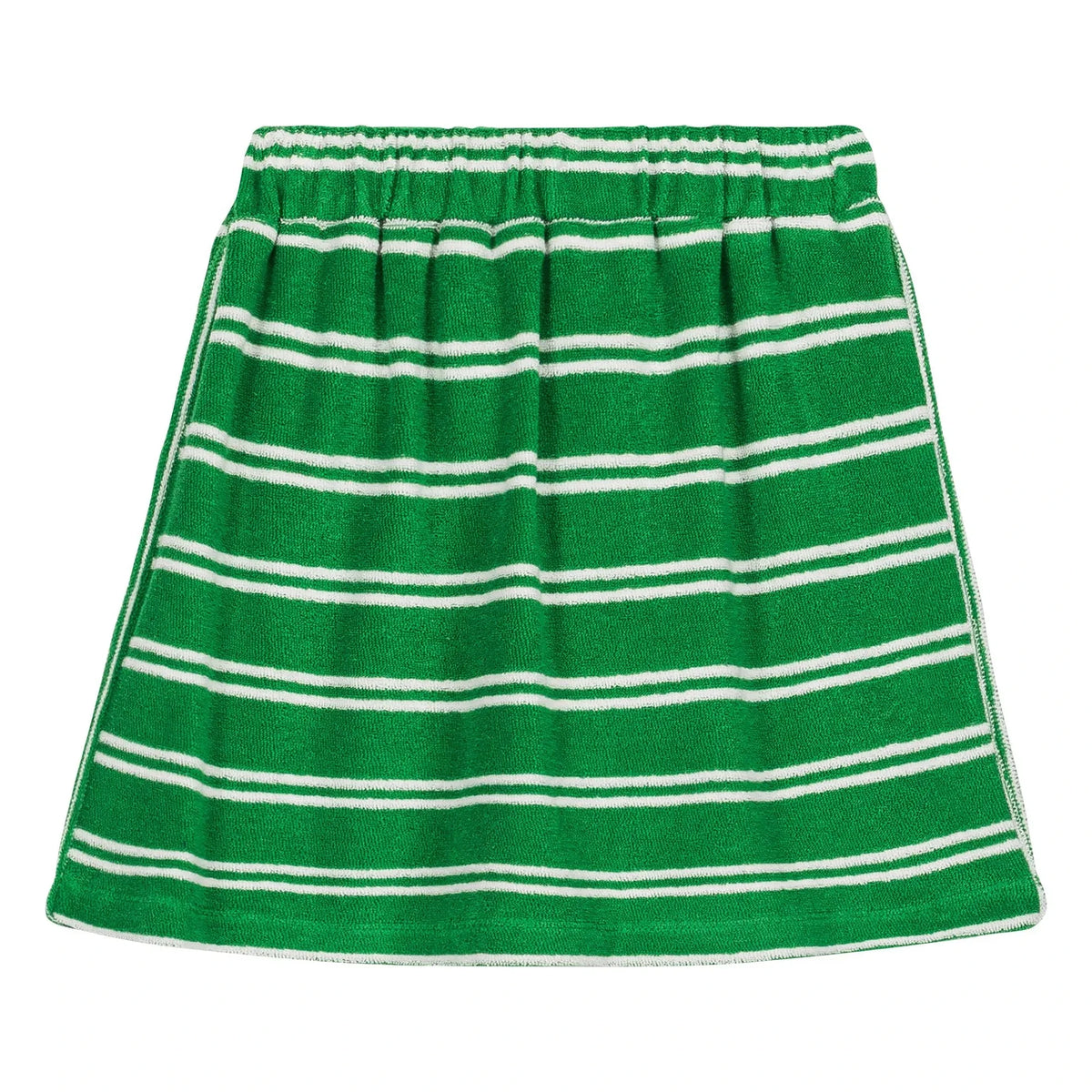 We Are Kids - Striped Organic Cotton Towel Marta Skirt | Green