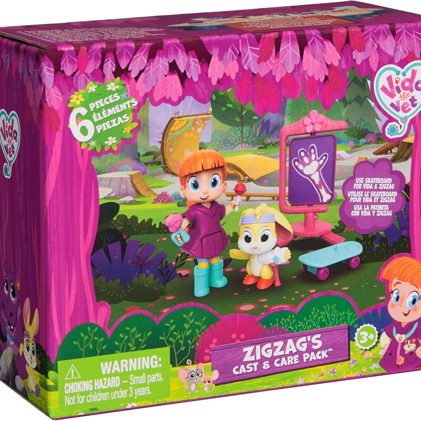 Dinossi - Vida The Vet, Vida & Zig Zag Action Figures of Zig Zag