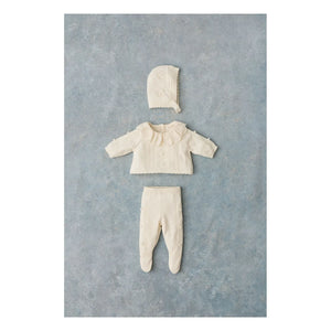 Louise Misha - Bliss Cardigan Pants and Beguine Set | Cream