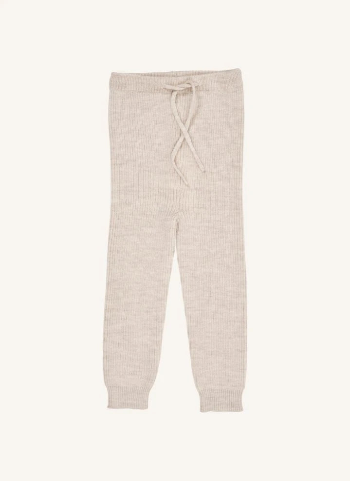 Copenhagen Colors - Merino Wool Ribbed Tights | Cream