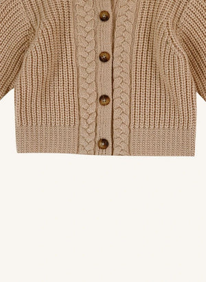 Donsje - Elenna Wool Cardigan | Peach