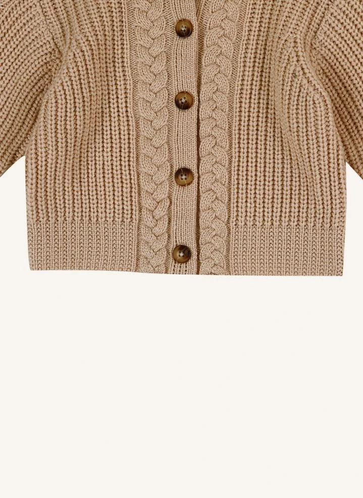 Donsje - Elenna Wool Cardigan | Peach