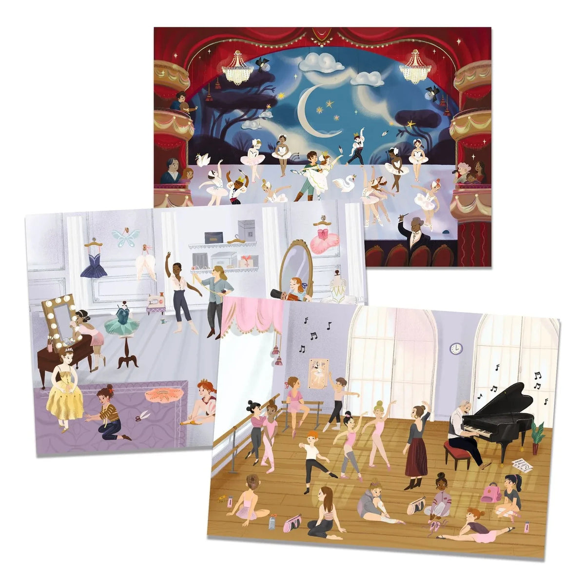 Djeco - Little Mice at the Opera Stickers