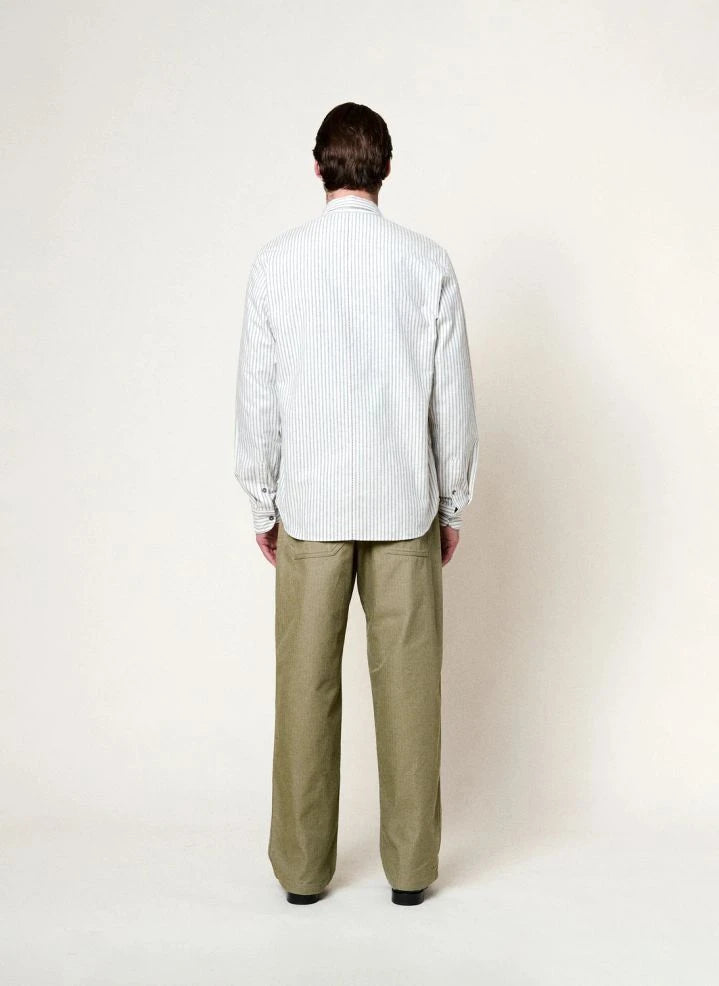 Homecore - Tokyo Sapporo Striped Shirt | Light Blue