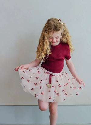 Mimi & Lula - Tutu Cerises Velvet | Beige