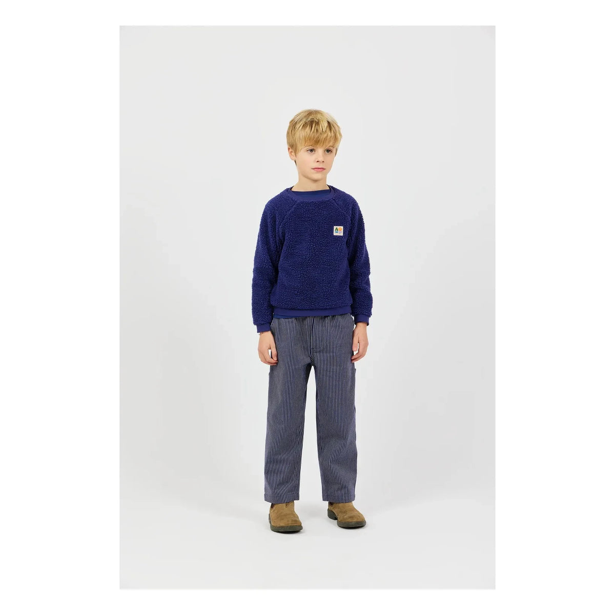 Arsène et Les Pipelettes - Sherpa-Style Sweatshirt | Navy