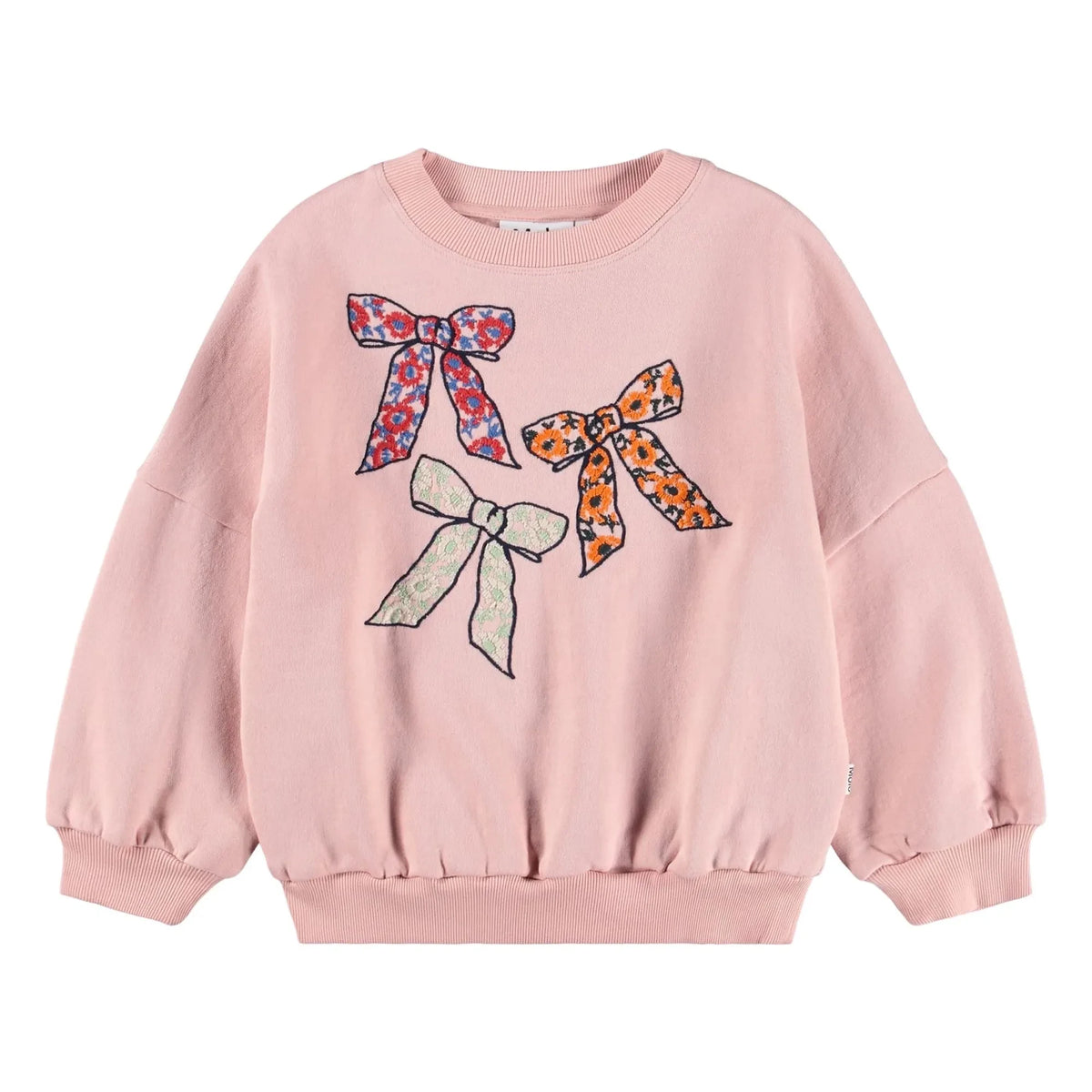 Molo - Marika Organic Cotton Knotted Sweater | Powder Pink