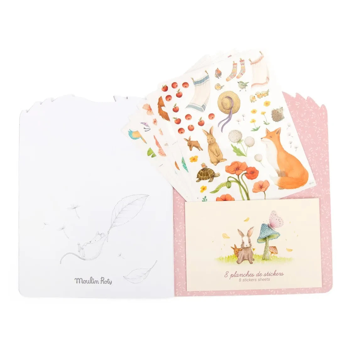 Moulin Roty - Sticker Book - Les Rosalies