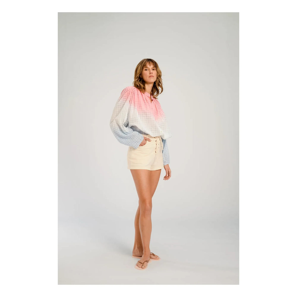 Virginie de Vinster - Himi blouse | Red