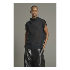 Soeur - Izumi organic cotton and silk blouse | Black