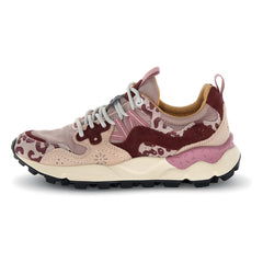 Flower Mountain - Yamano 3 Cow Velvet Sneakers | Pink