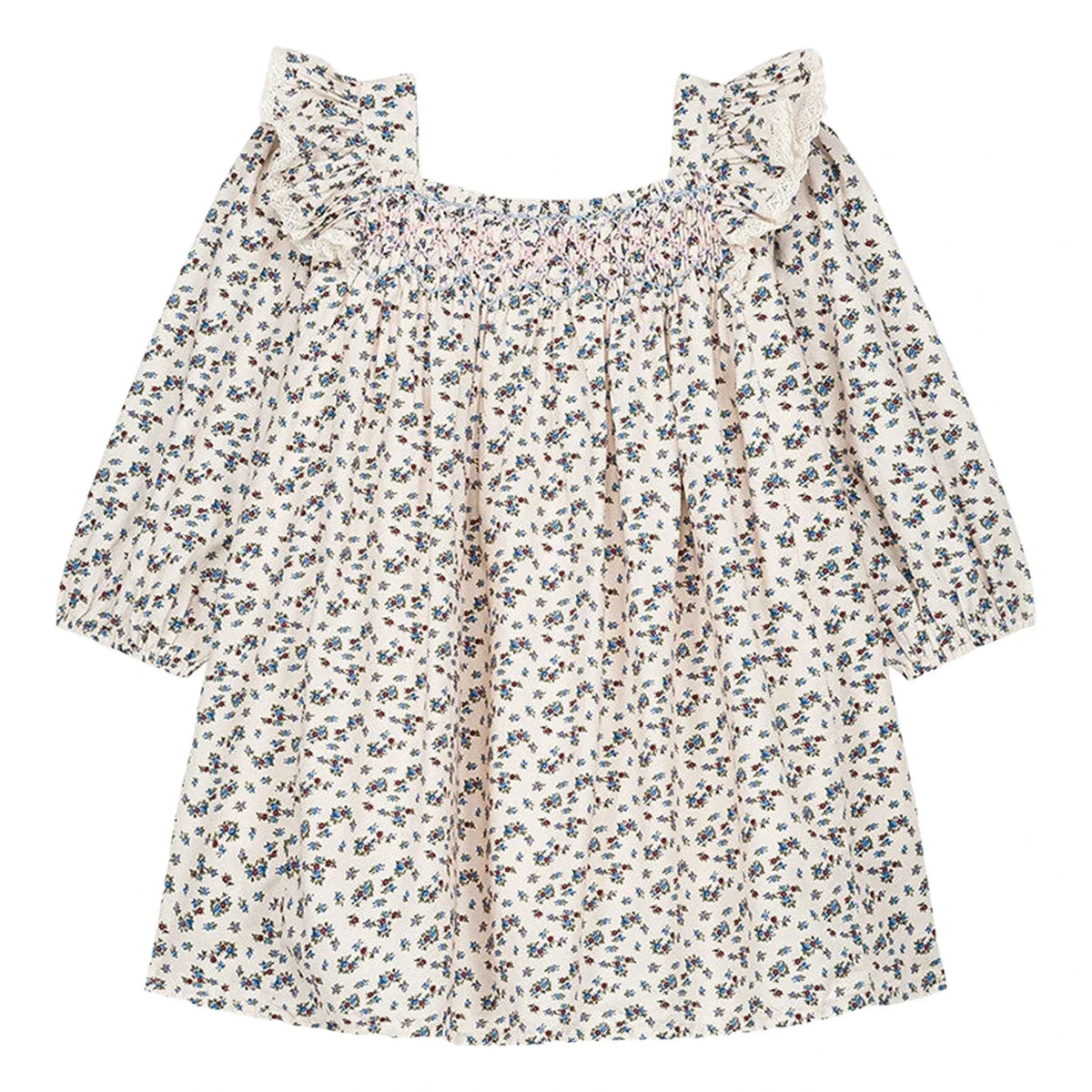 Louise Misha - Martina Organic Cotton Dress | Cream