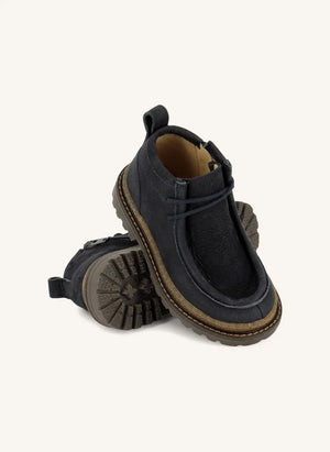Pom d'Api - Boots Wall Zip Micky Nubuk | Navy