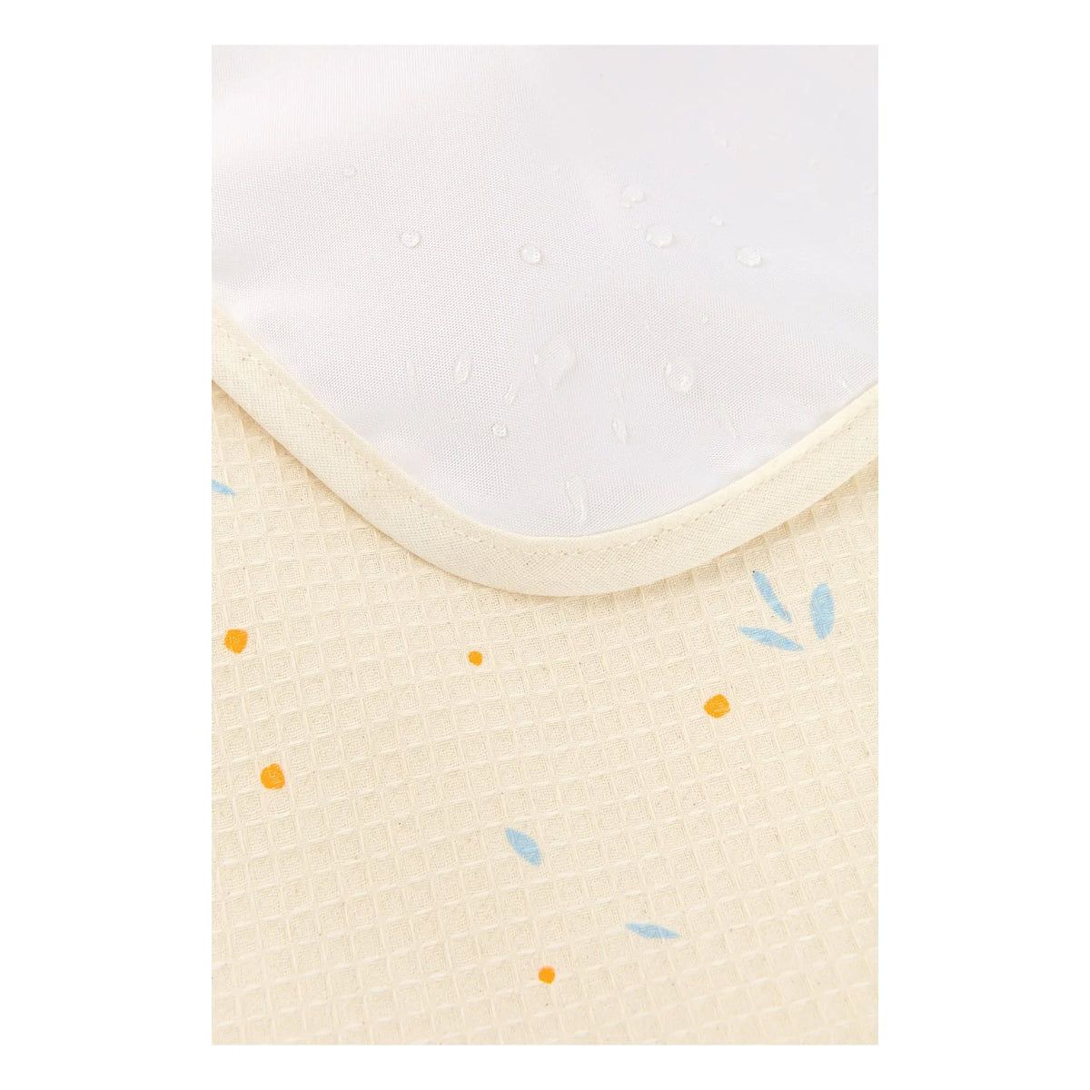 Nobodinoz - Travel Baby Changing Mat Mozart Opera Orange Cherries | Beige