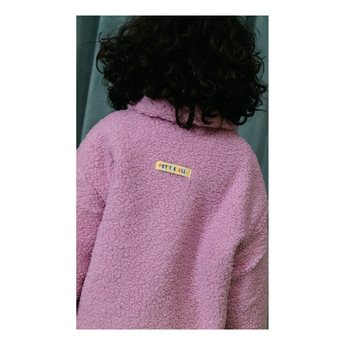 Petit Stella - Reversible Owl Sherpa Jacket | Pink
