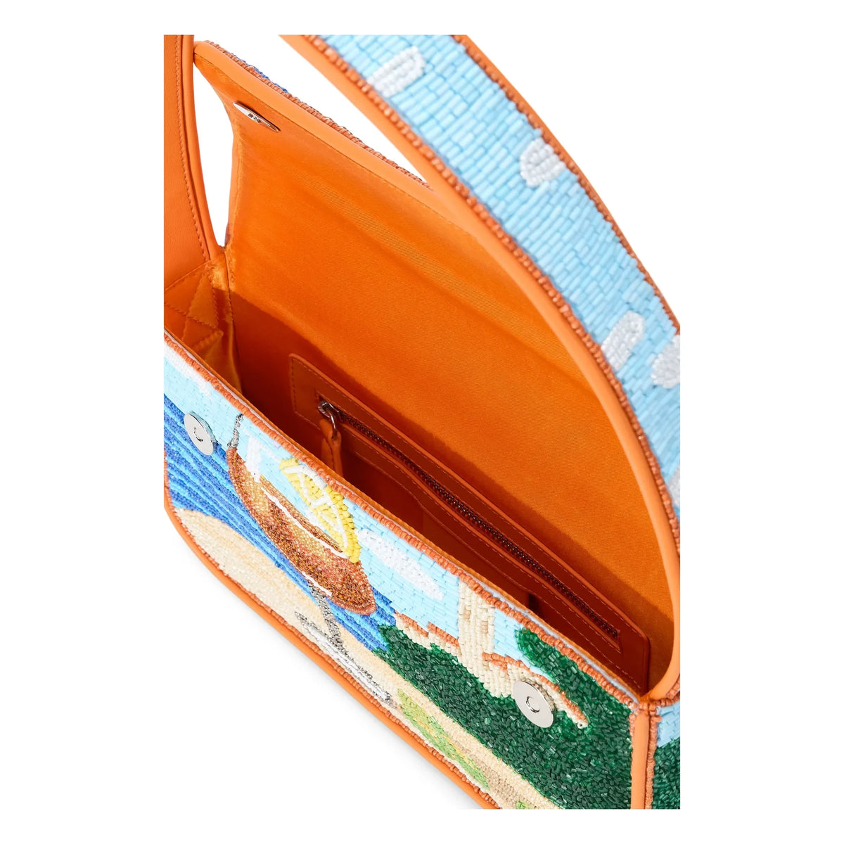 Staud - Tommy Beaded Bag | Sunset