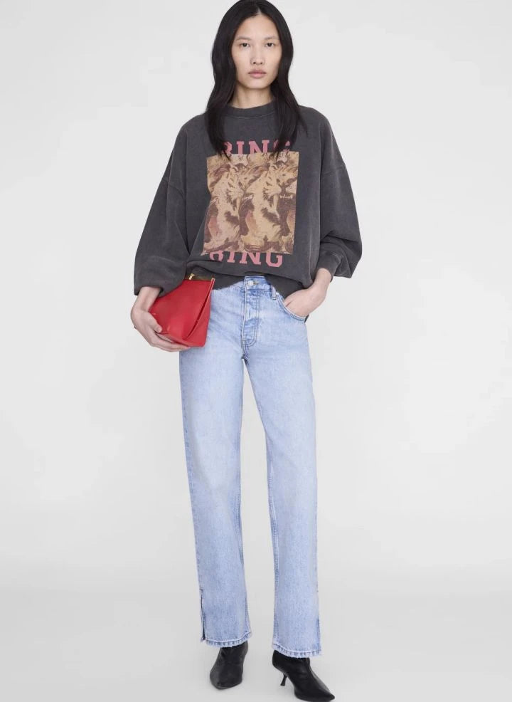 Anine Bing - Miles Tiger Bing cotton sweatshirt | Black