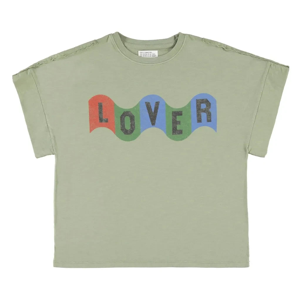 Sisters Department - Cloé Cotton Burnout T-Shirt | Green