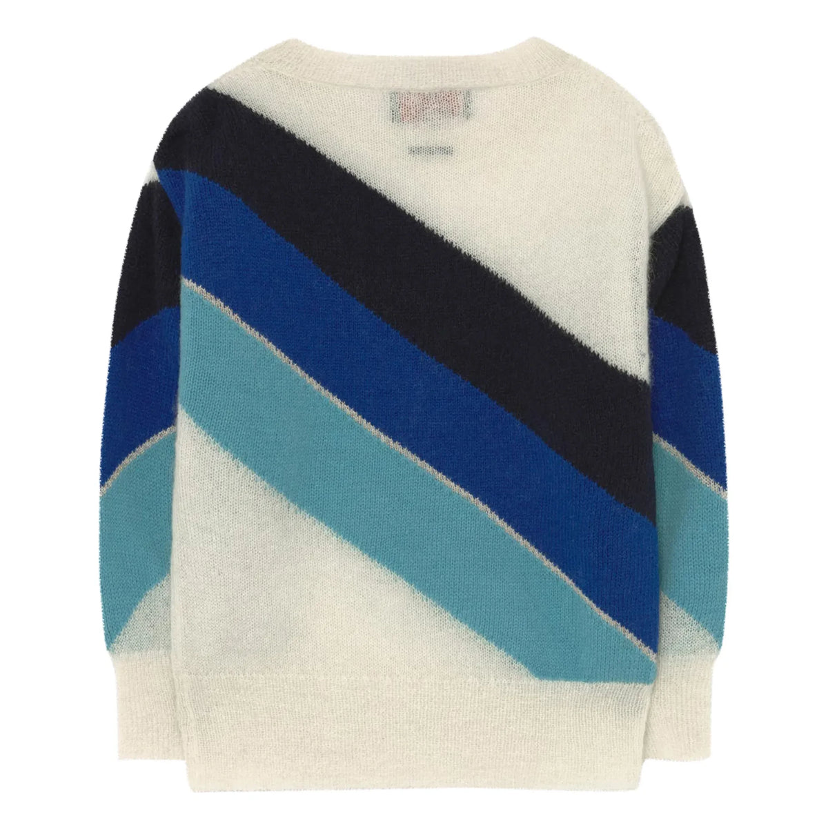 The Animals Observatory - Mohair and Alpaca Wool Striped Sweater | Blue