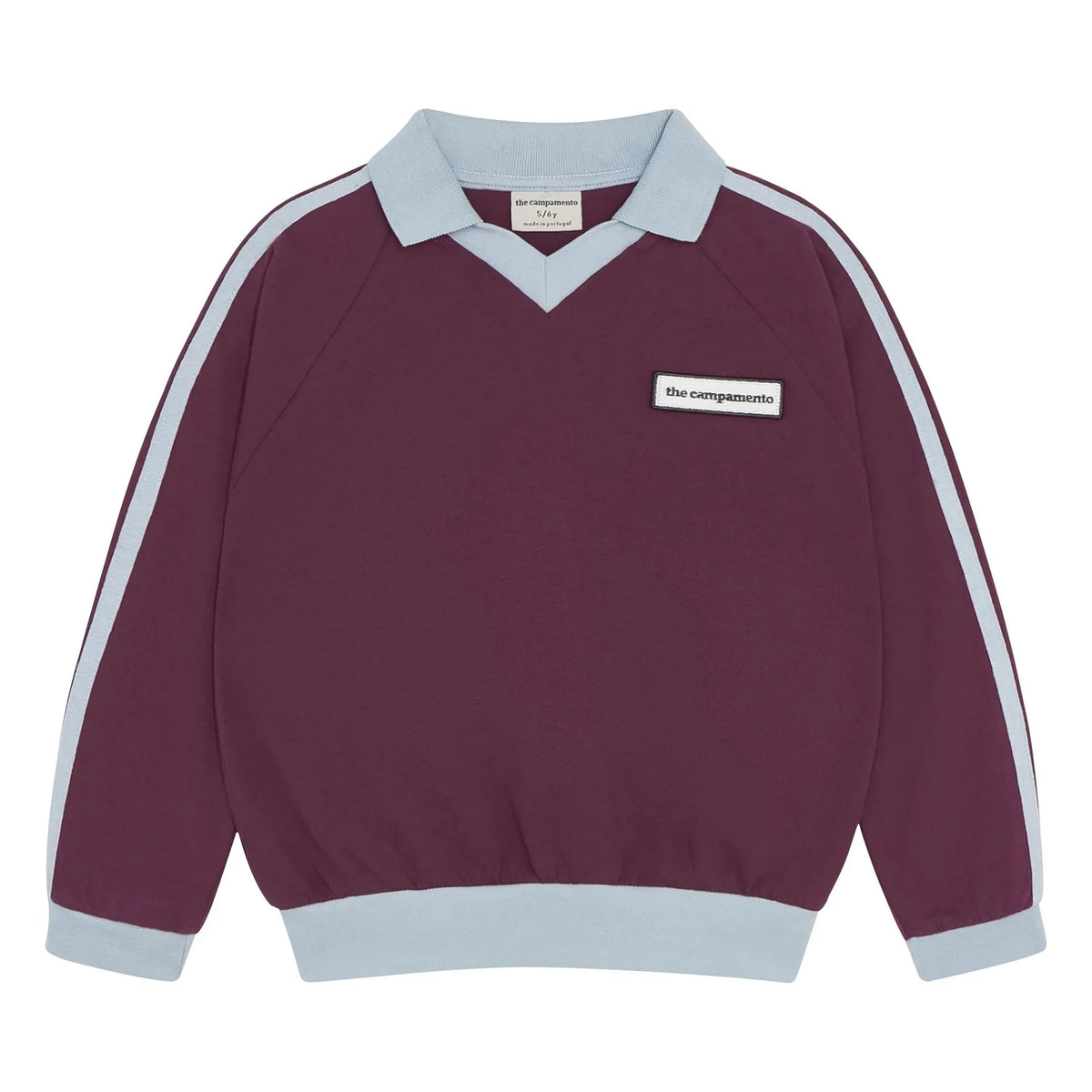 The Campamento - Campemento Contrast Polo | Burgundy