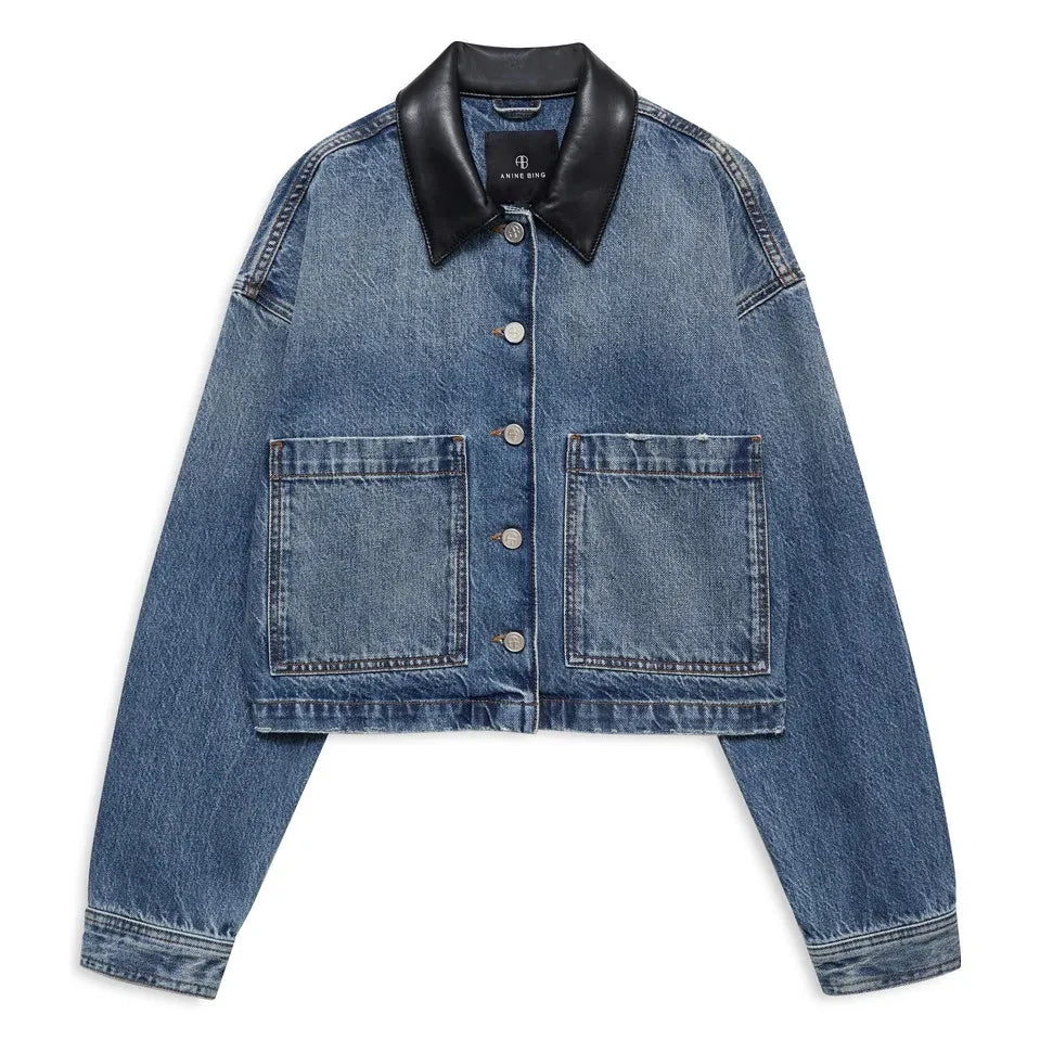 Anine Bing - Yuma Denim Jacket | Blue