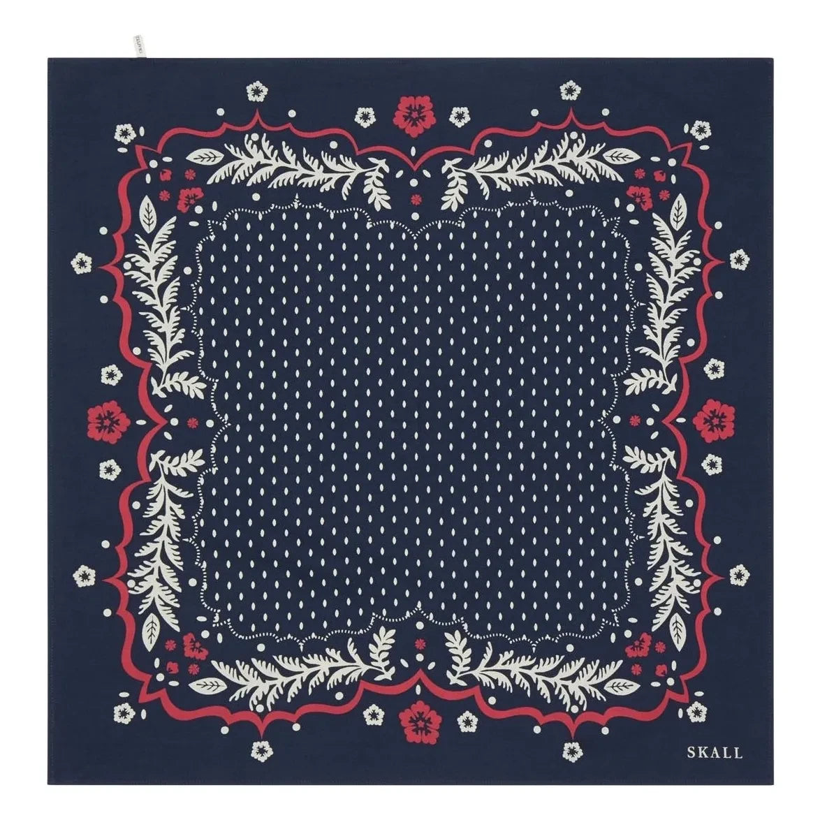 Skall Studio - Juniper Organic Cotton Scarf | Navy Blue
