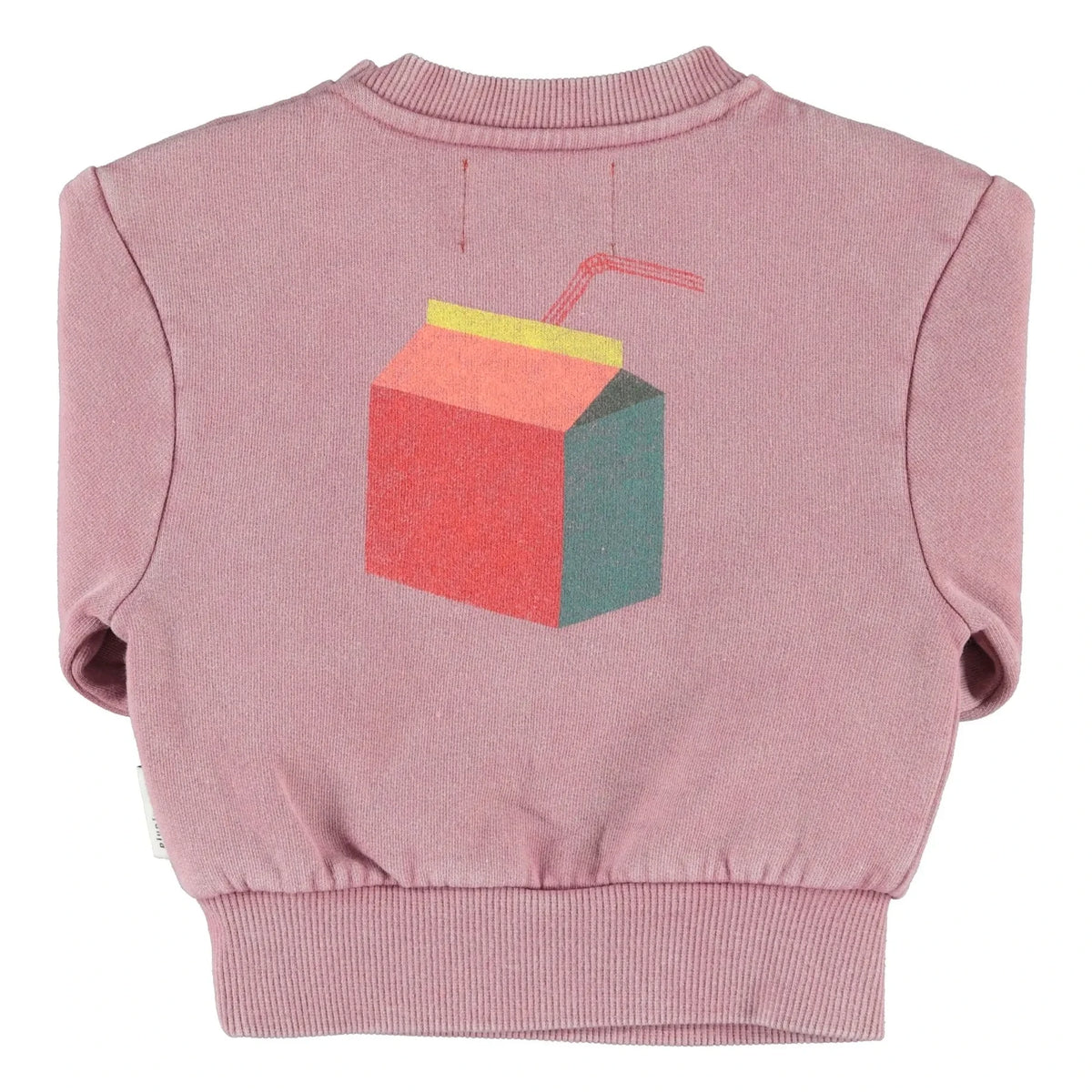 Piupiuchick - Lunch Break organic cotton sweatshirt | Pink