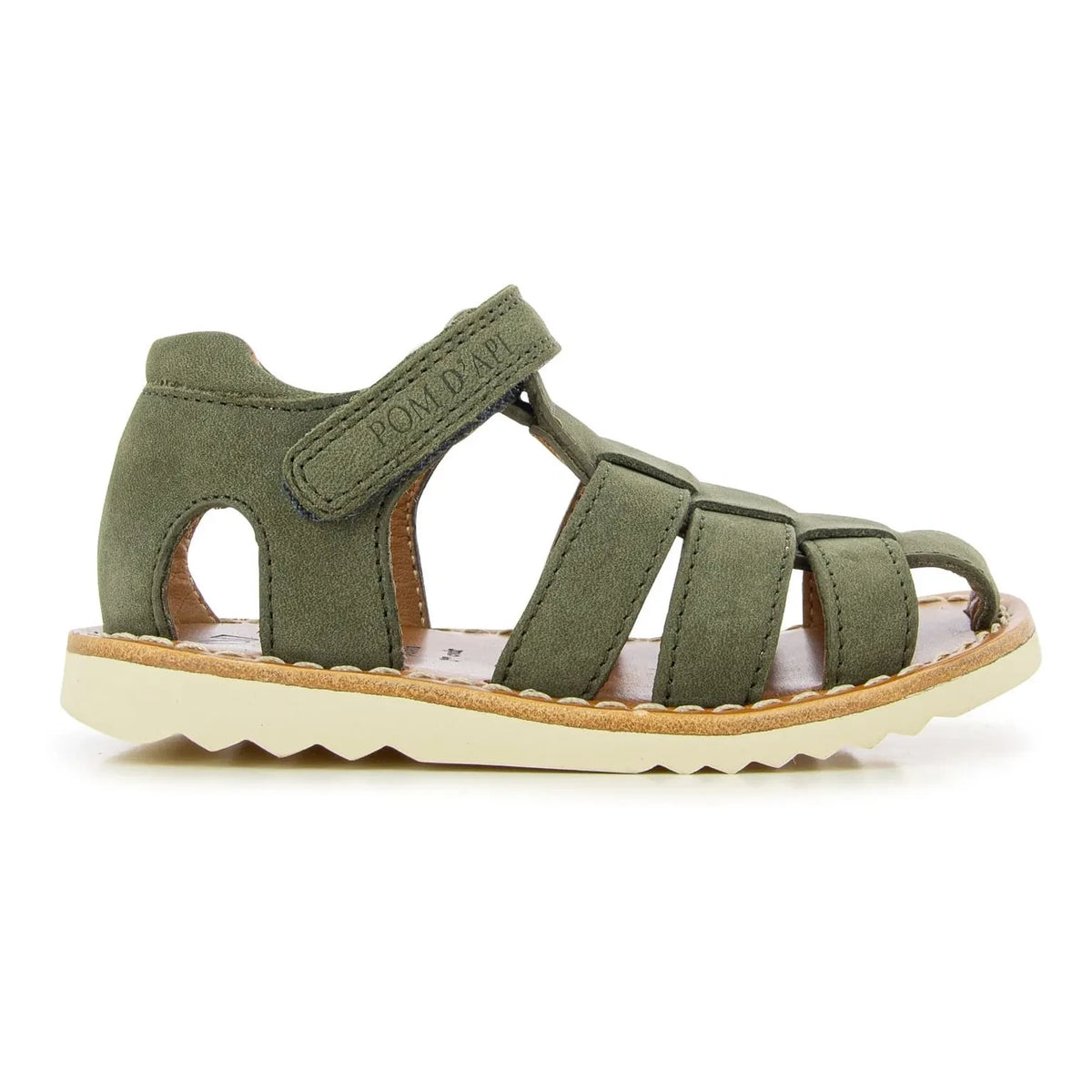 Pom d'Api - Waff Papy Sandals | Khaki