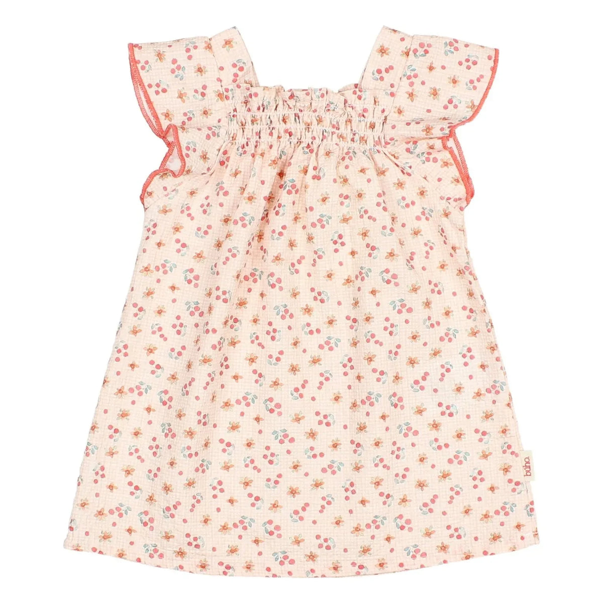 Búho - Crepe-Printed Floral Dress | Peach