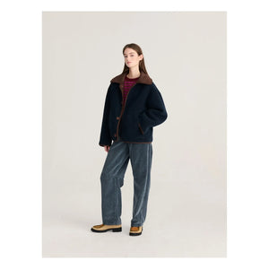 Bobo Choses - Soft Sherpa Reversible Jacket | Dark Brown