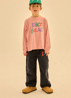 Jelly Mallow - Check Mate Velvet Pants | Navy