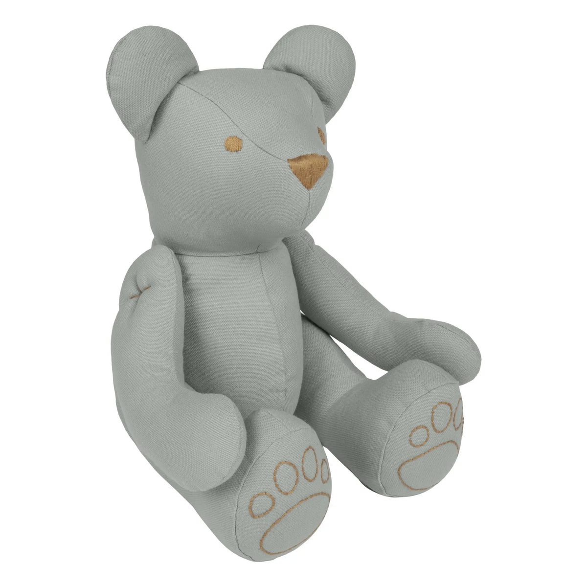 Numero 74 - Organic Cotton Teddy Bear | Silver Grey S019