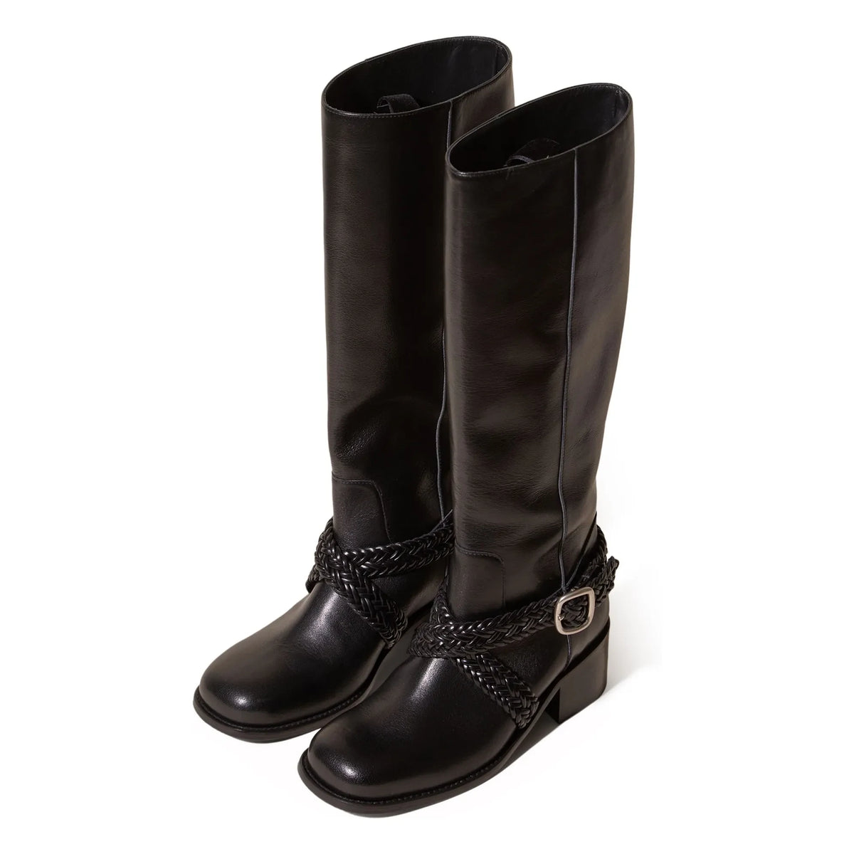 Hereu - Lligada Leather Boots | Black