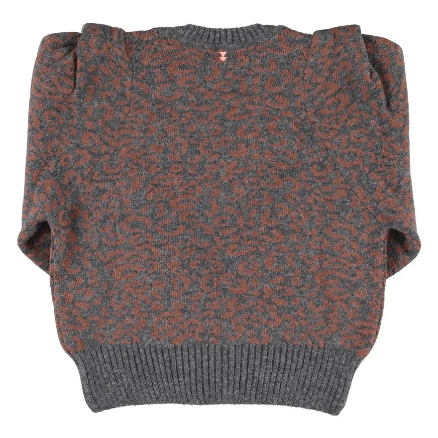 Sisters Department - Animal Wool Sweater | Gray