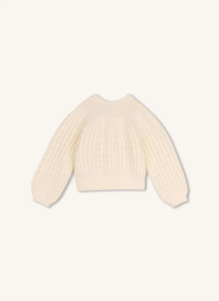 Chloé - Organic cotton cardigan | Chalk