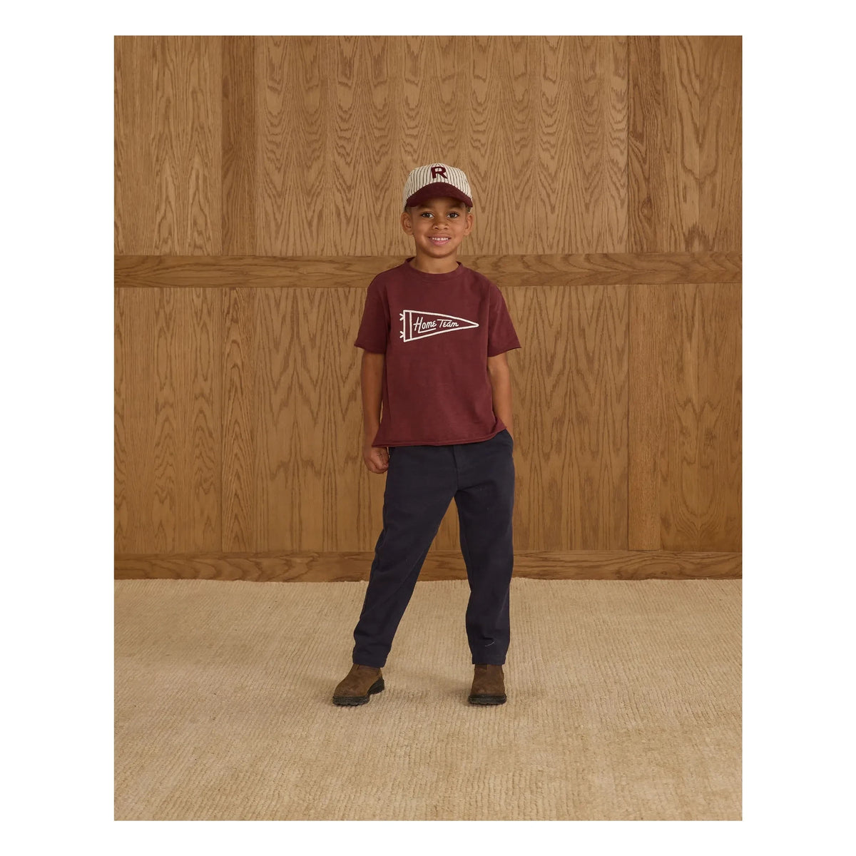 Rylee + Cru - Home Team T-Shirt | Burgundy