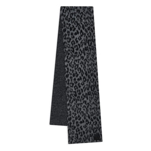 Anine Bing - Hannah Leopard Alpaca Scarf | Gray