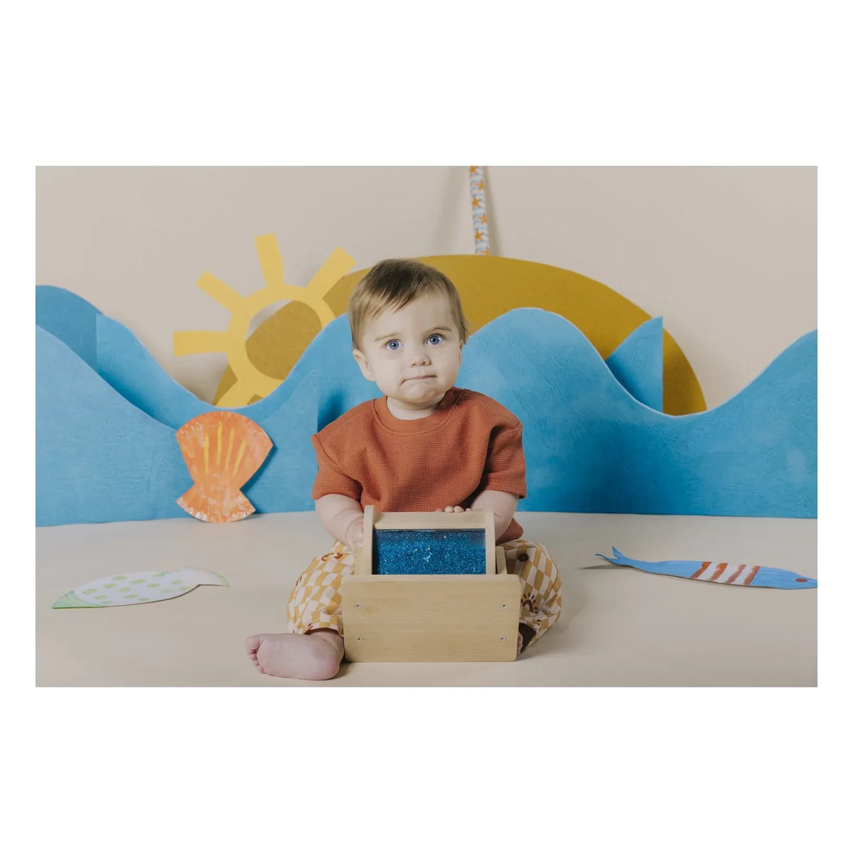 Petit Boum - Sensory Spinner | Natural Wood