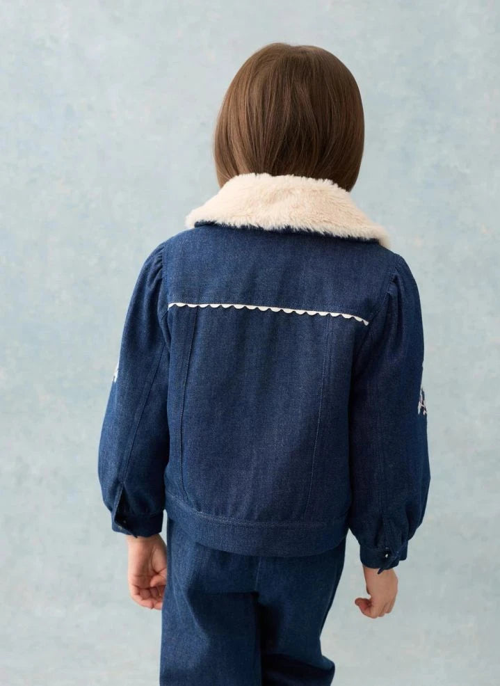 Louise Misha - Rafalina Denim Jacket | Dark Blue