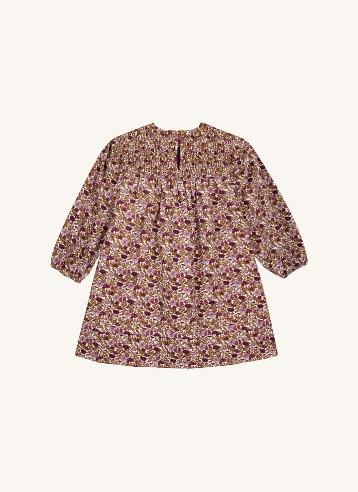 Bonton - Perle Fleurie Ruched Dress | Caramel