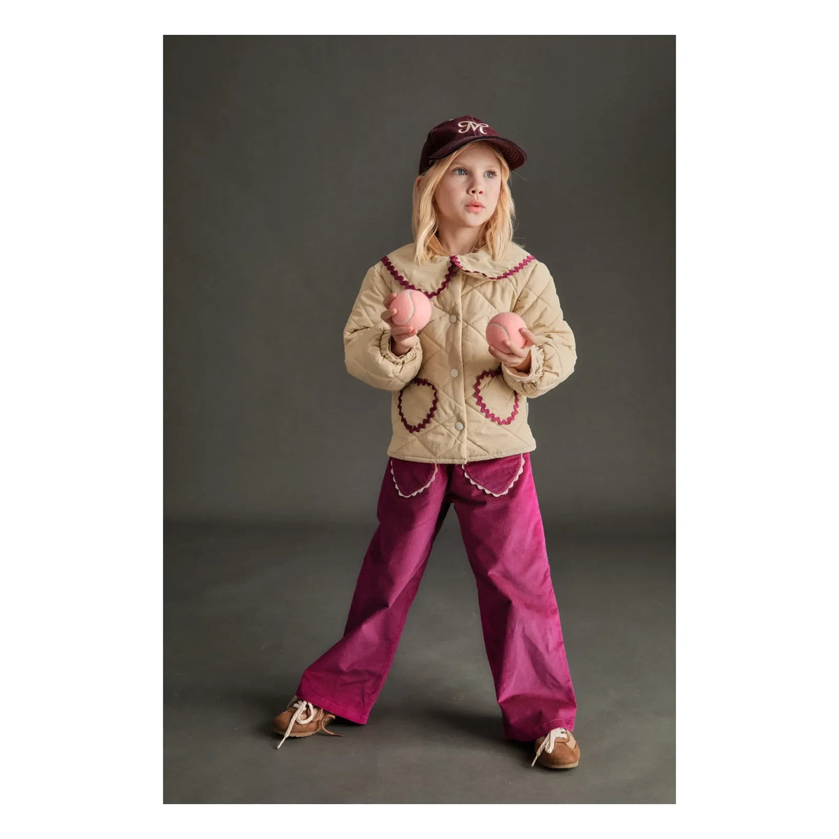 Mipounet - Clotilde Jacket Made from Recycled Fibers | Beige