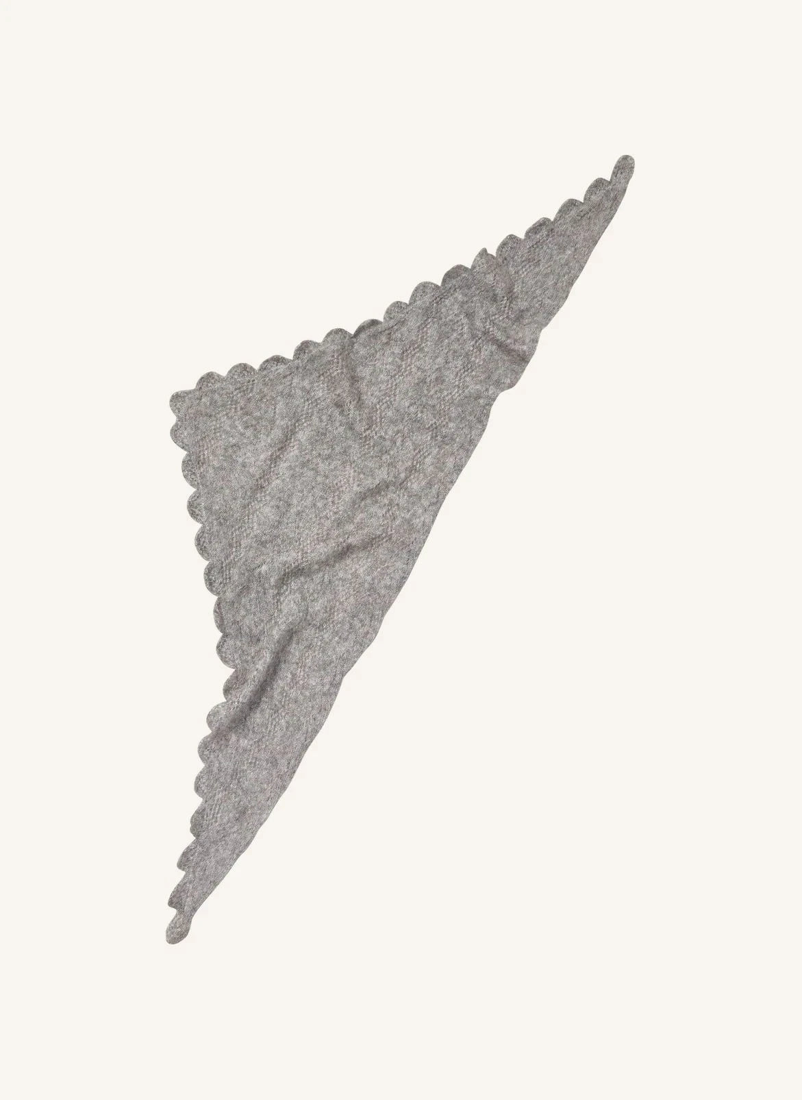 Becksöndergaard - Opany Wool Triangle Shawl | Grey