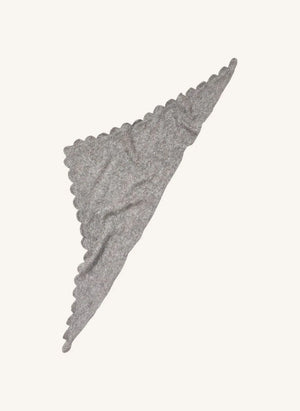 Becksöndergaard - Opany Wool Triangle Shawl | Grey