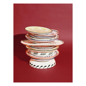 Serax - Bazaar Dessert Plates, Waww La Table - Set of 4 | Green