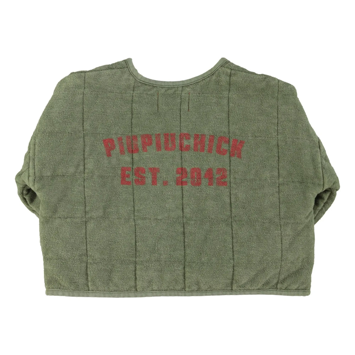 Piupiuchick - Piupiuchick Est 2042 Organic Cotton Quilted Jacket | Dark Green