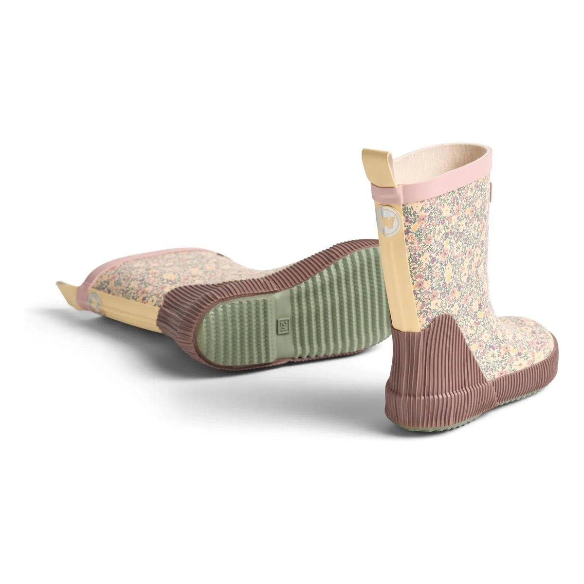 Wheat - Welly Fleuries Rain Boot | Pale Pink