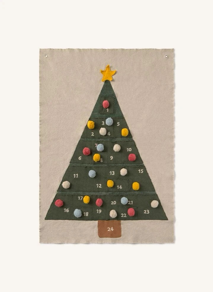 Lorena Canals - Christmas Tree Advent Calendar | Dark Green