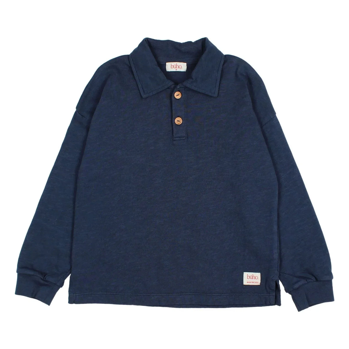 Búho - Organic Cotton Polo Shirt | Navy