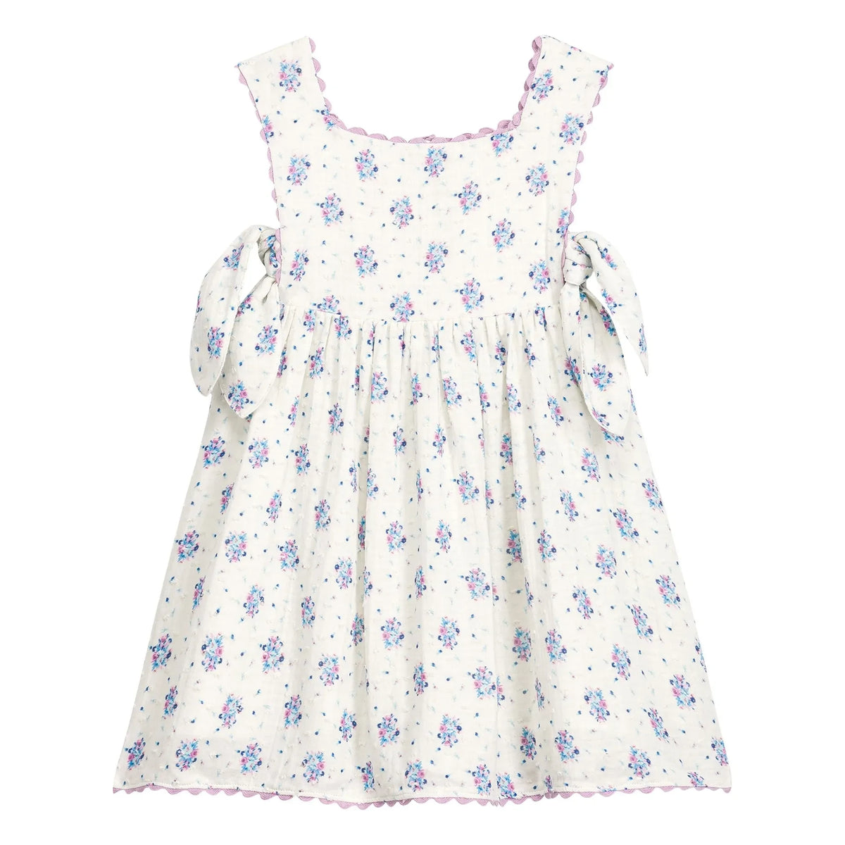 Louise Misha - Aloisa Fleurie Strap Dress | Cream