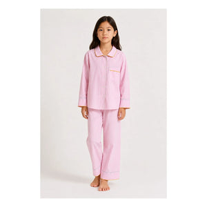 Folkloore - Striped Pajamas - Kids Collection | Pink